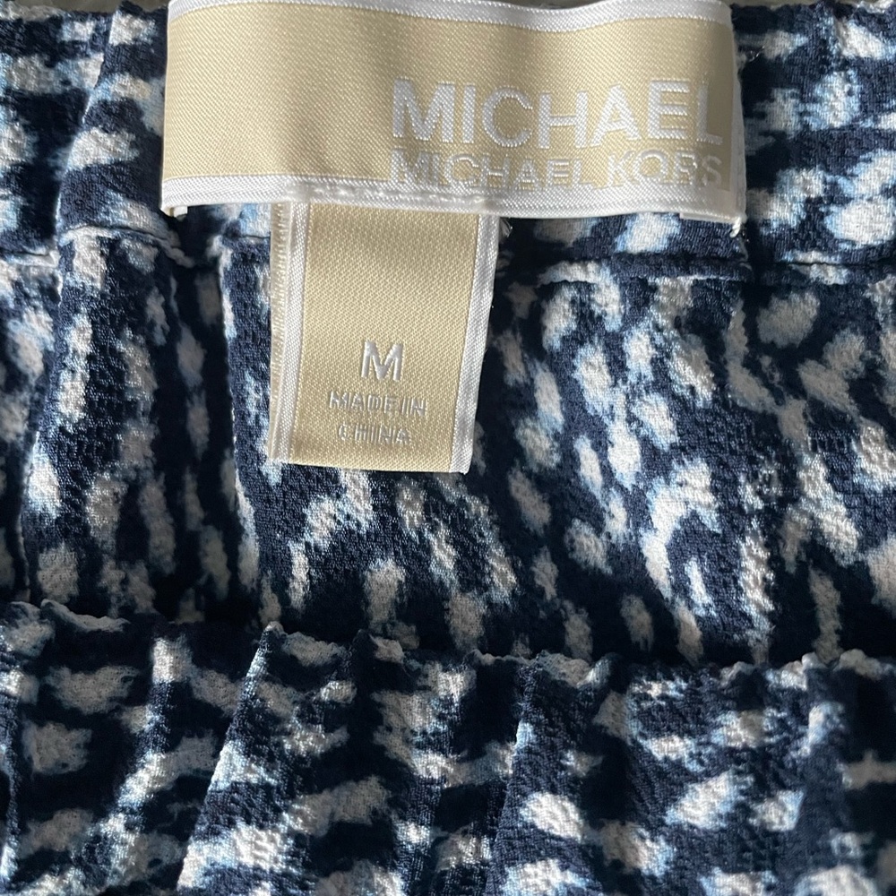 Michael Kors Black and White Patterned Skirt - Picture 2 of 6